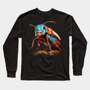 Patriotic Cockroach Long Sleeve T-Shirt
